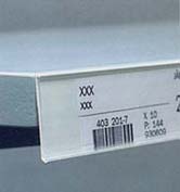 Shelve price holders Shelve price holders