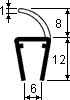 Shower cable profile