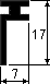 Shower cable profile