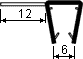 Shower cable profile