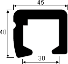 Привальный брус T 158