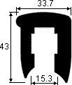 Привальный брус T 164/43