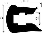 Привальный брус T 167