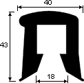 Привальный брус T 782